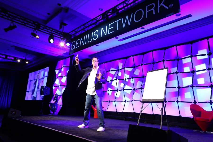 Michael Bernoff presenting at Genius Network